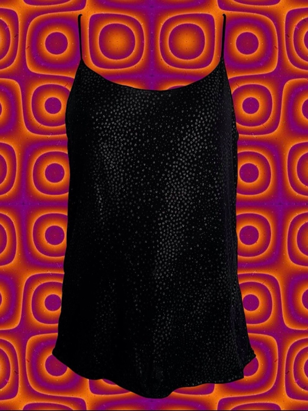 Armani Collezioni Black Sequin Camisole NWT